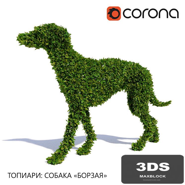 Topiary: Dog "Greyhound"