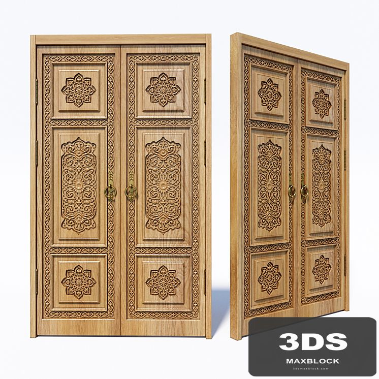 Oriental style door