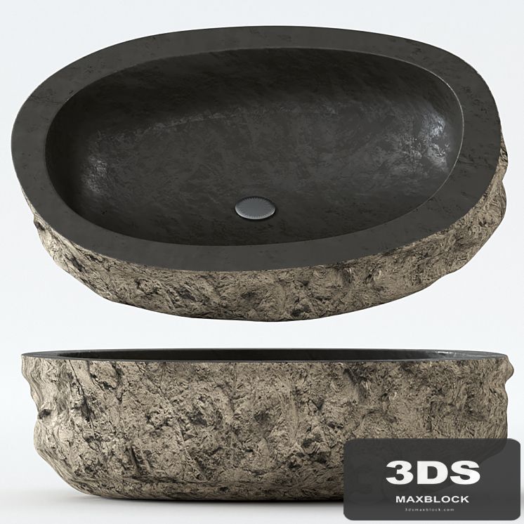 Stone washbasin.