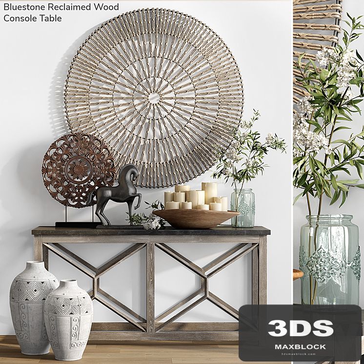Pottery Barn BLUESTONE RECLAIUMED WOOD CONSOLE TABLE
