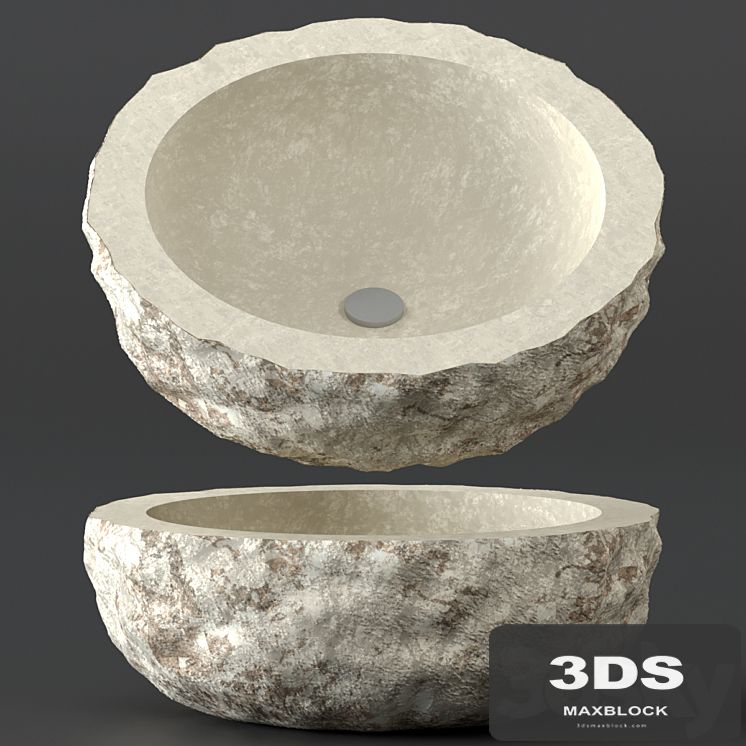 Stone washbasins.