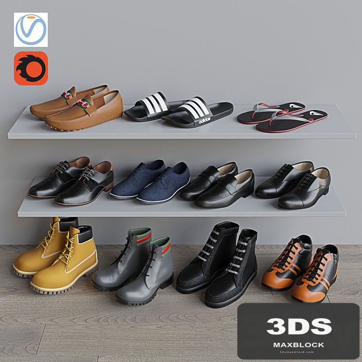 Set of men's shoes 1