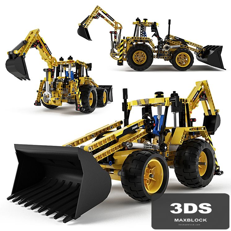 Lego Technic Backhoe Loader