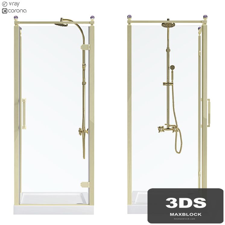 Shower corner Beta Cube Classic NBB1221 90x90