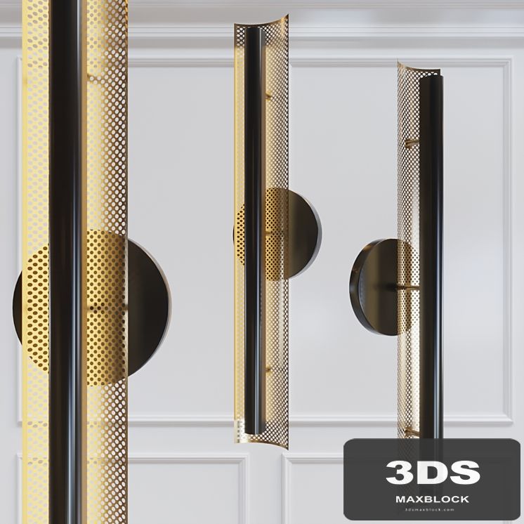 Perforated LED Sconce