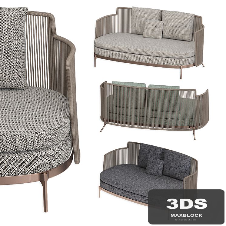 Tape Cord Outdoor Sofa Minotti