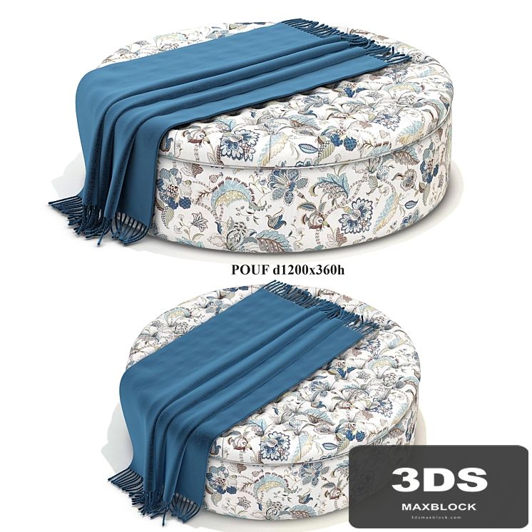 Provence pouf