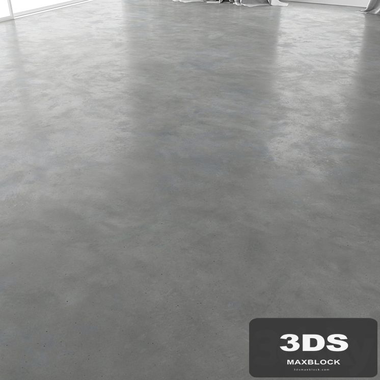Polished concrete floor