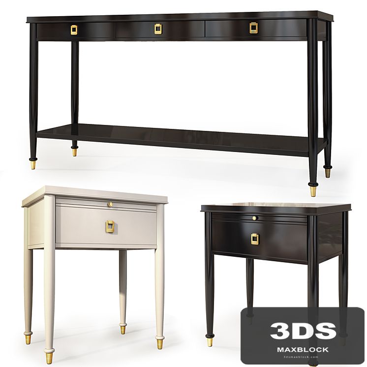 Chest / console and nightstand Lacourte. Dresser, nightstand by Williams Sonoma