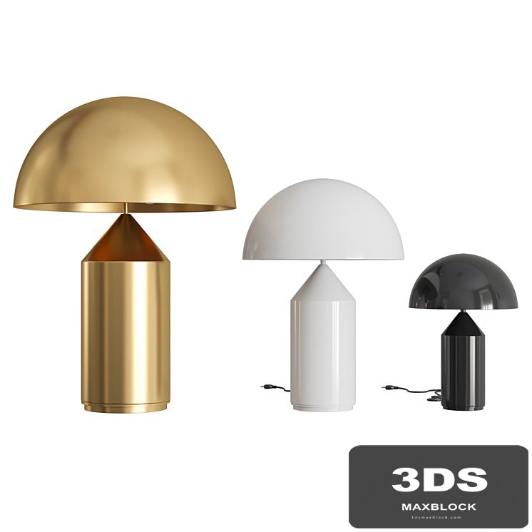 Atollo metal table lamp