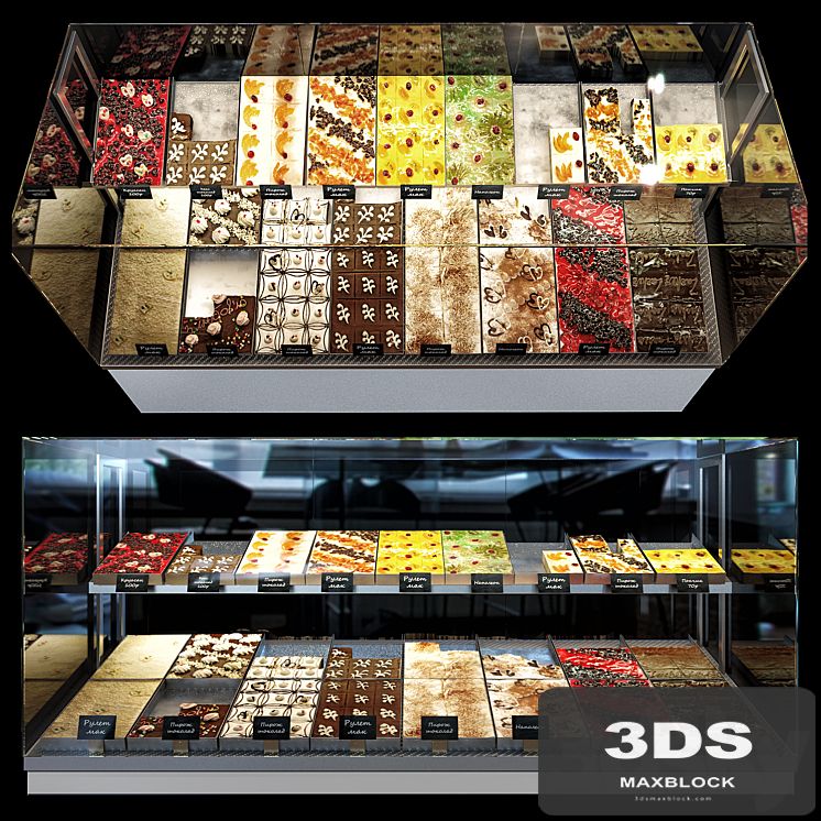 Confectionery showcase