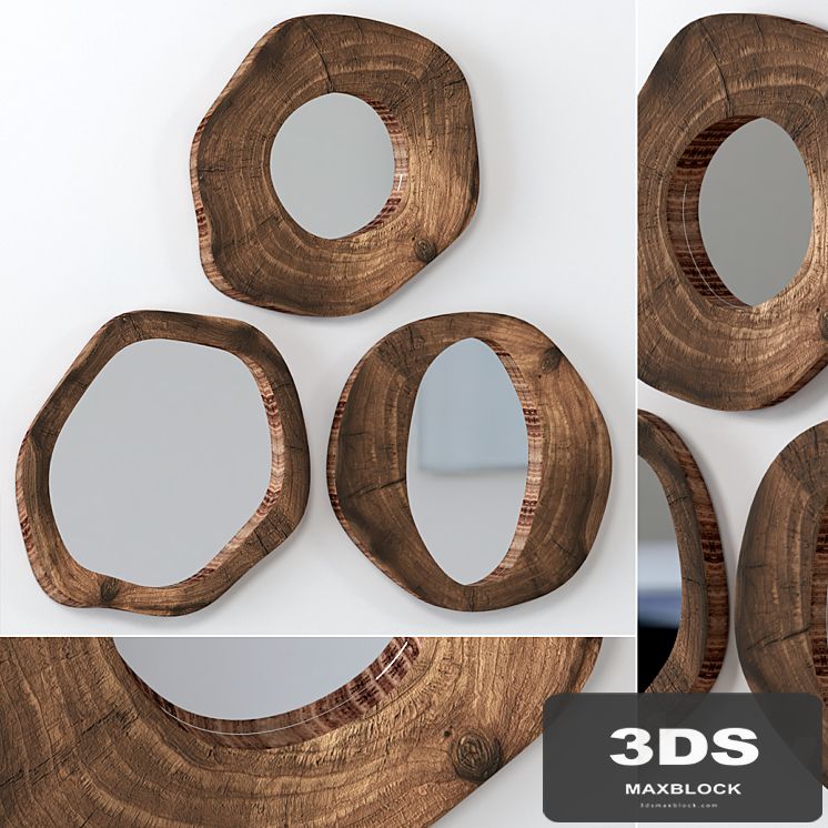 Collection of slab mirrors.