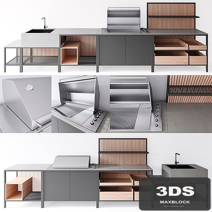 Kaufmann GrillKitchen Block Outdoor Kitchen