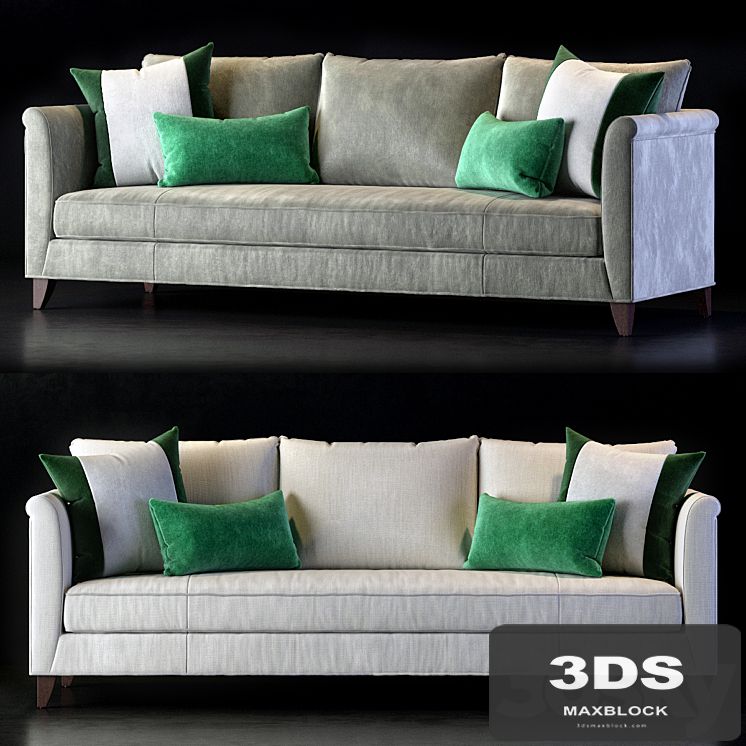 Baker Medida Sofa by Laura Kirar