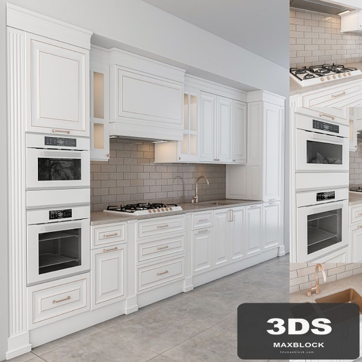Classic kitchen white