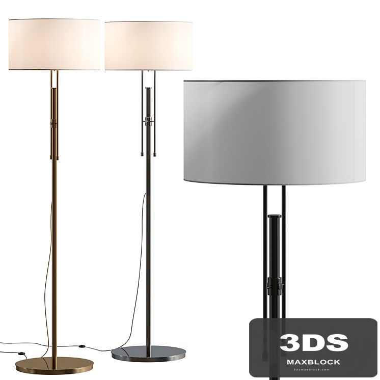 Crate & Barrel Cameron Adjustable Floor Lamp