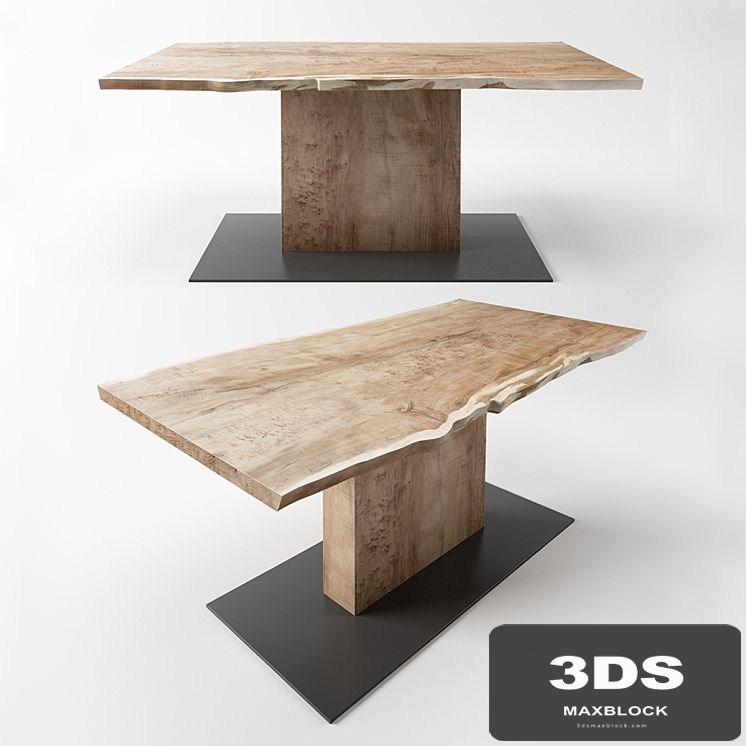 table with a central leg from the workshop IVAN CHUDOV