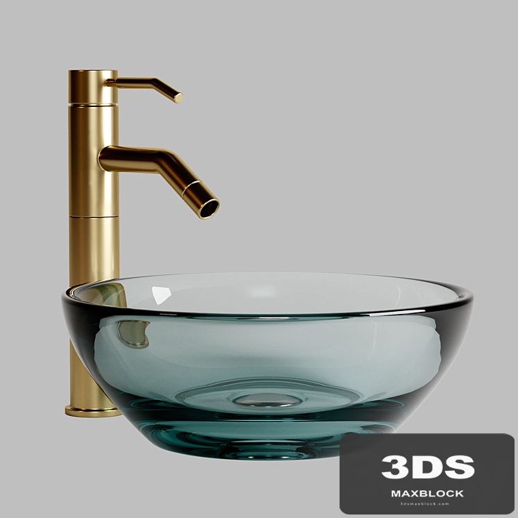 Glass sink