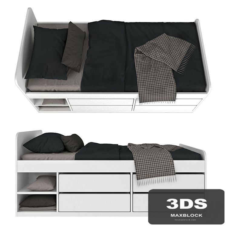 Kids bed Ikea - Slakt v03
