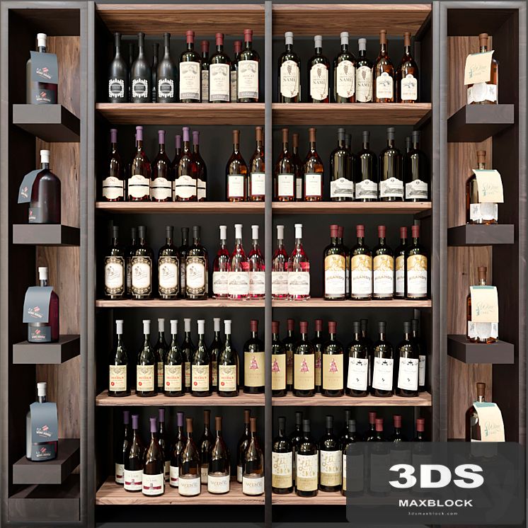 Wine cabinet with collection wine 9. Wine, restaurant