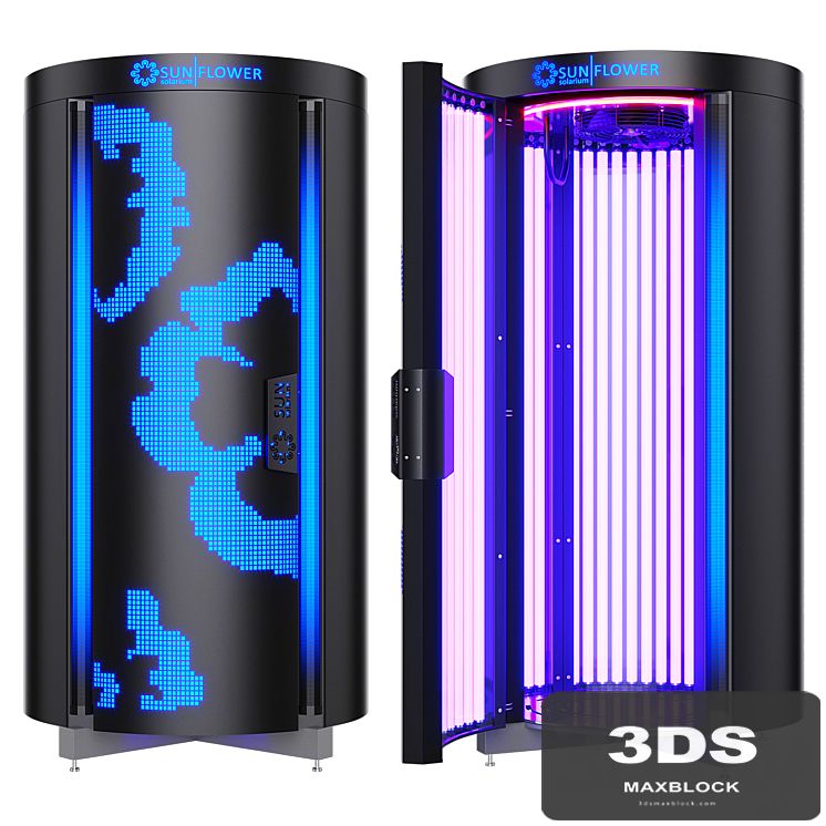 Vertical tanning bed of Sunflower V50
