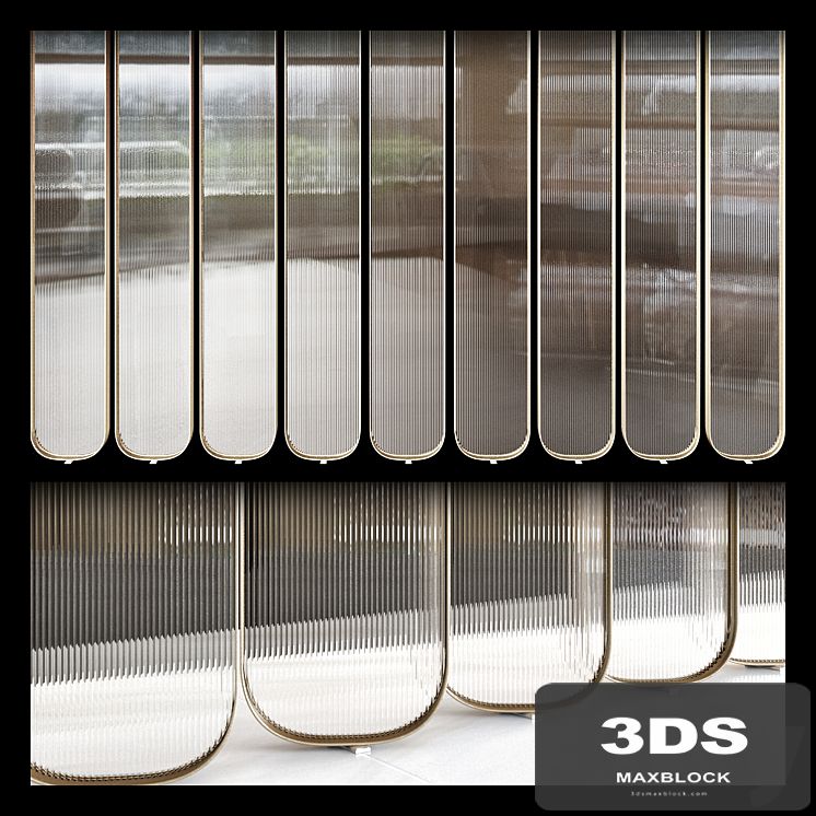 Corrugated partition