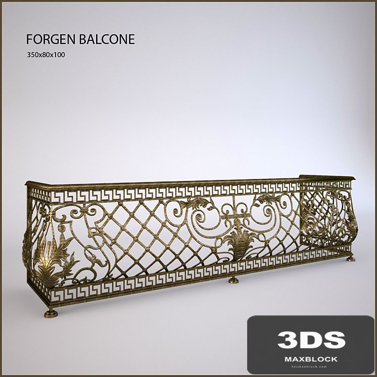 Forged balcony