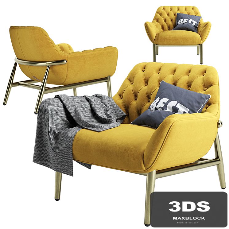 Jade luxury armchair
