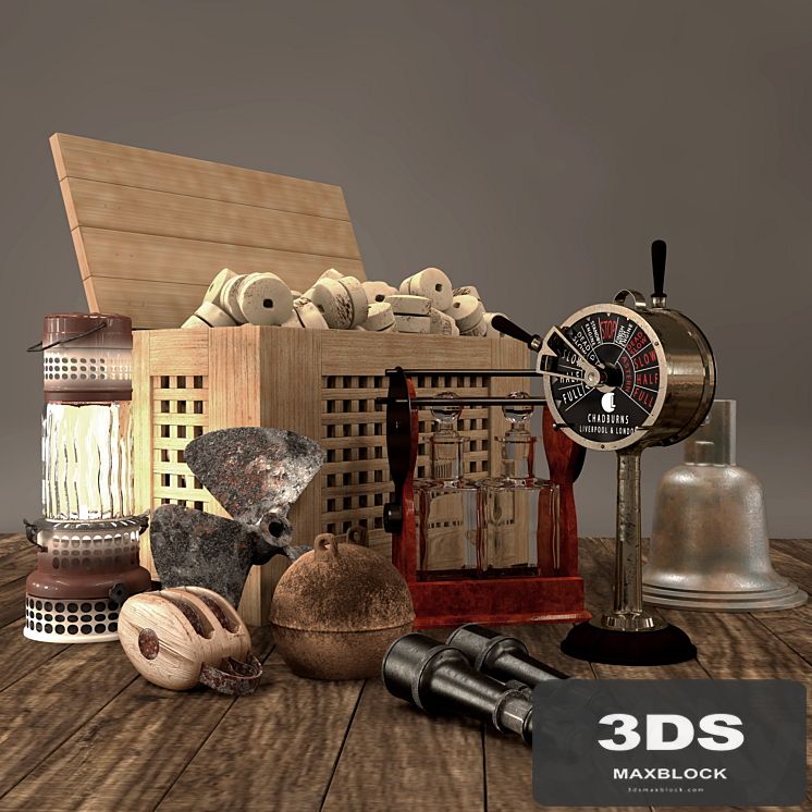 Decorative set on the marine theme / Decorative sea set