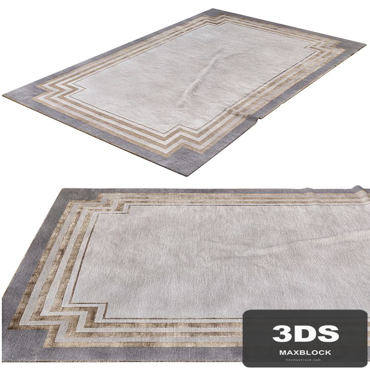 Deco Border Rug by Tim Gosling - THE RUG COMPANY
