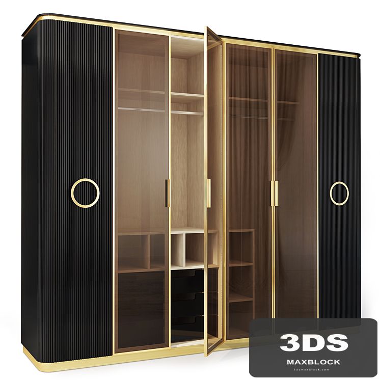 Wardrobe, Art Deco Hira. Wardrobe by Medusa Home