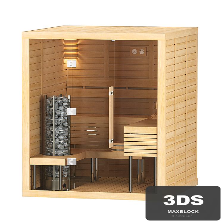 Finnish sauna Sawo Glass Front