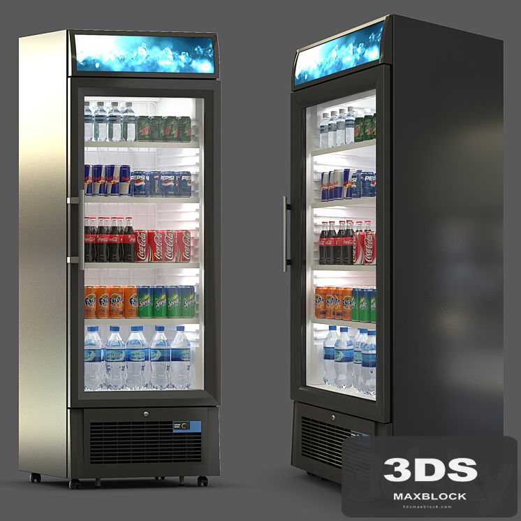 Fridge with Drinks