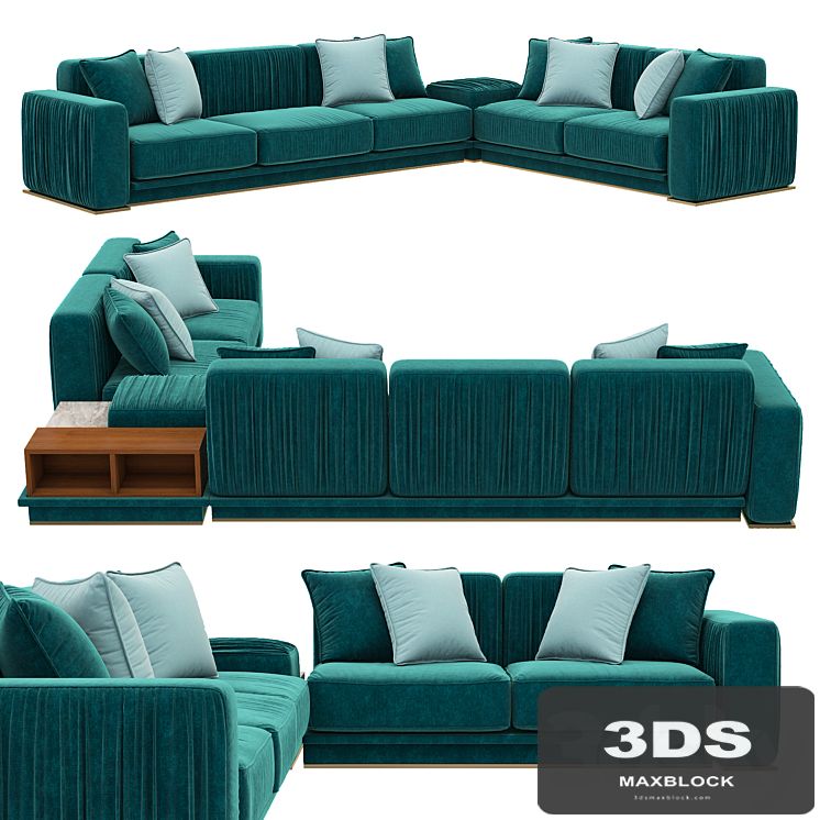 Sofa CORTE ZARI HERBIN PLISSE