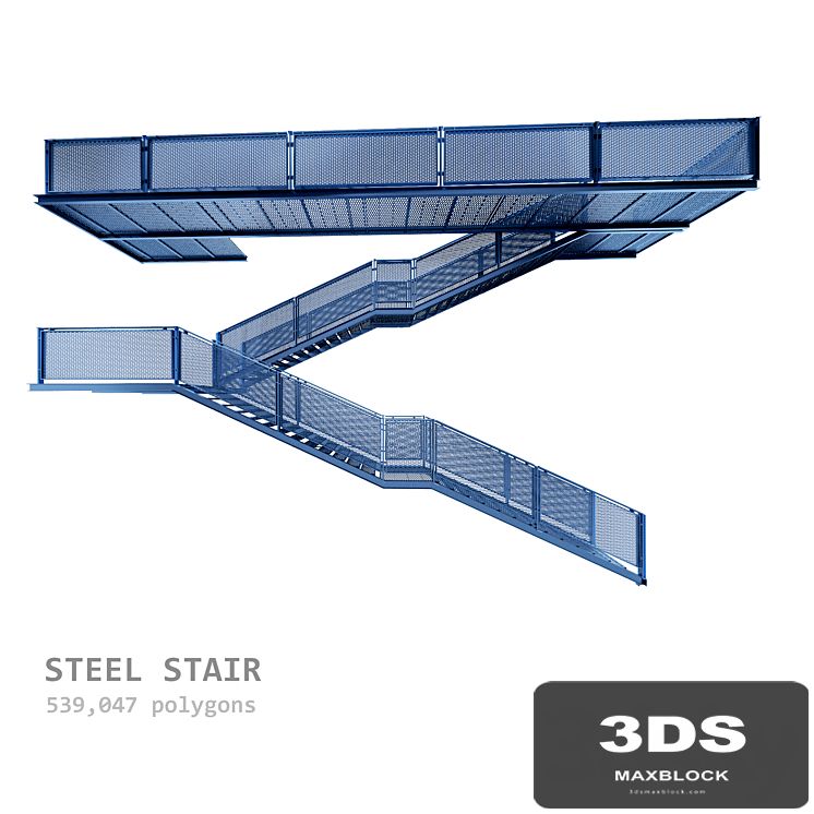 Metal staircase