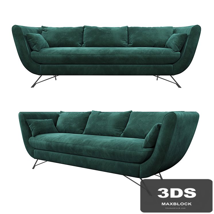 Noor 3 Seater Rode Design