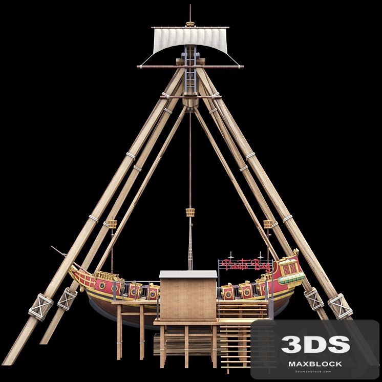 Attraction Pirate ship