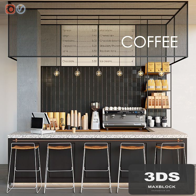 Cafe Coffeeshop Dark
