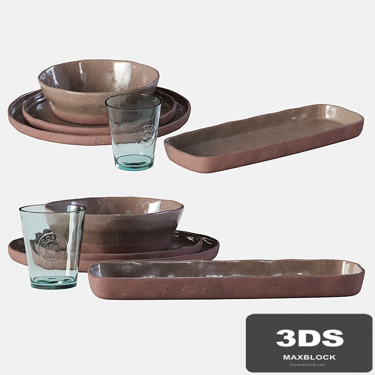 Argila plates set