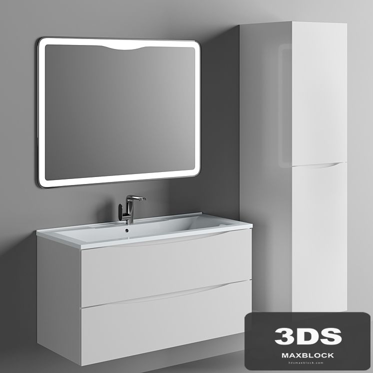 Washbasin cabinet BelBagno Marino 100