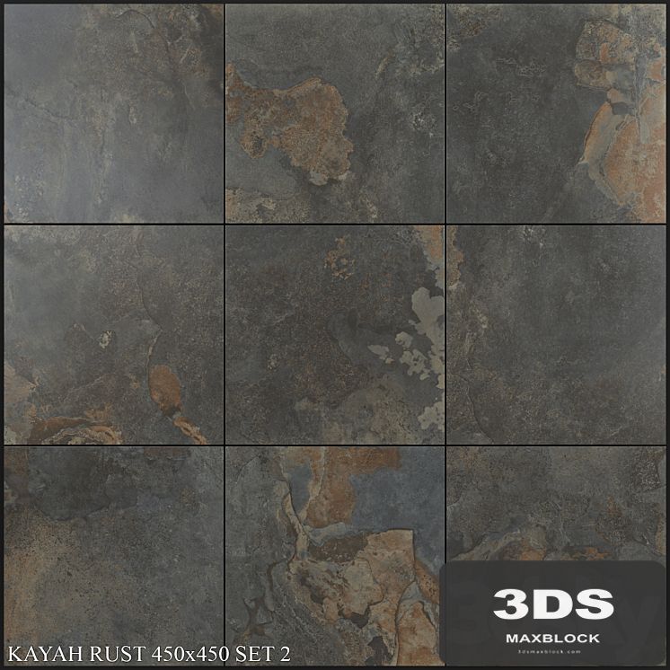 Yurtbay Seramik Kayah Rust 450x450 Set 2