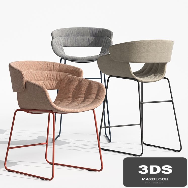 Racer Dining Chair, Racer Counter Stool, Racer Barstool