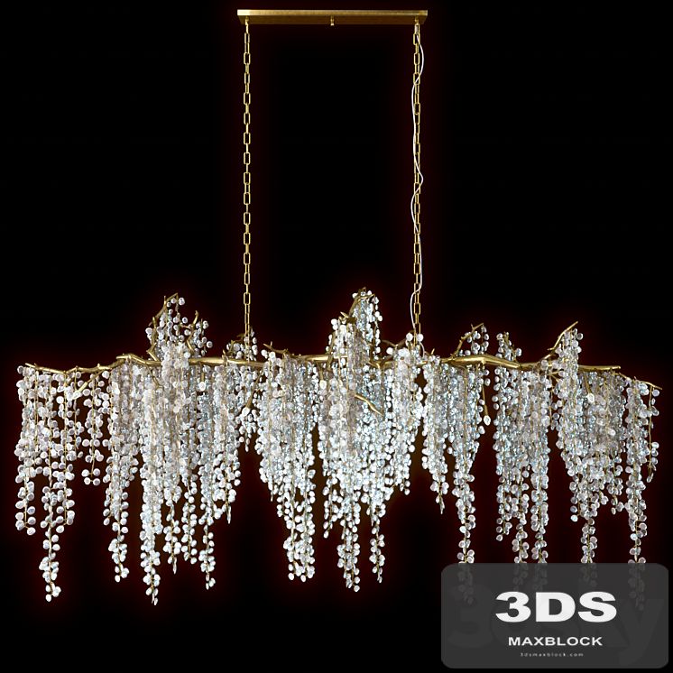 Shiro Noda Glass Chandelier