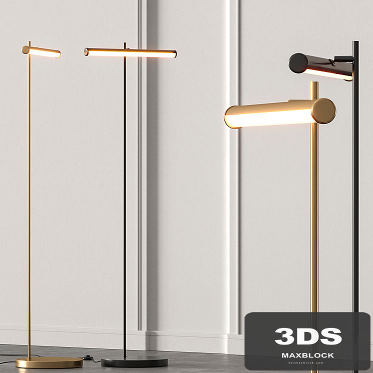 West Elm Light Rods LED Reader Floor Lamp
