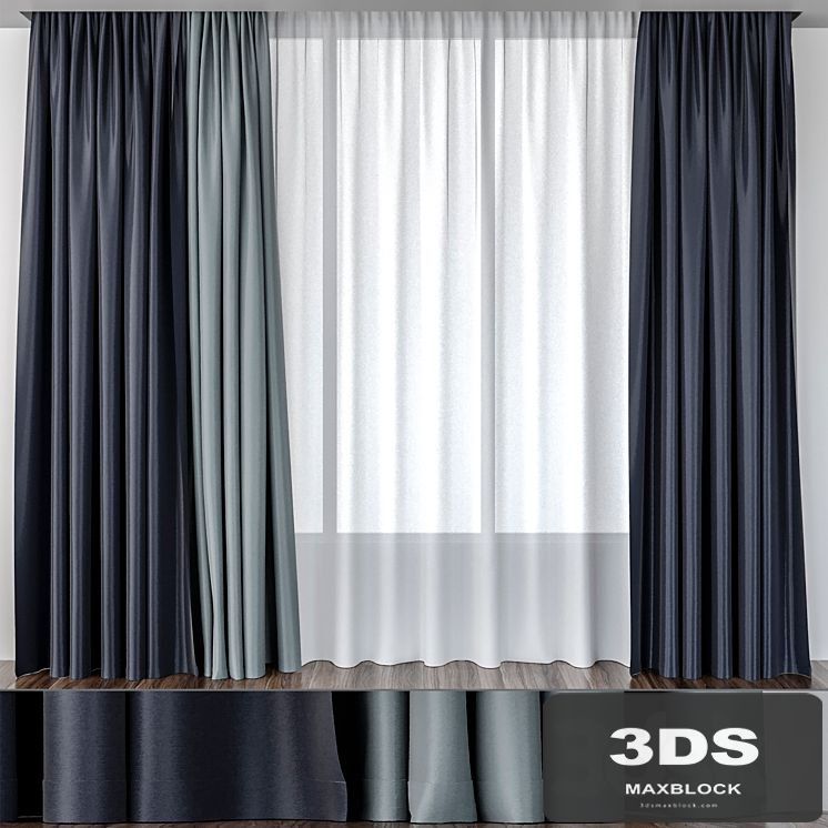 Curtains the evening sky BlackOut