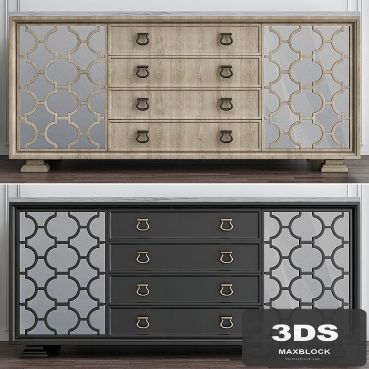 Santa Barbara Stone Top Dining Console