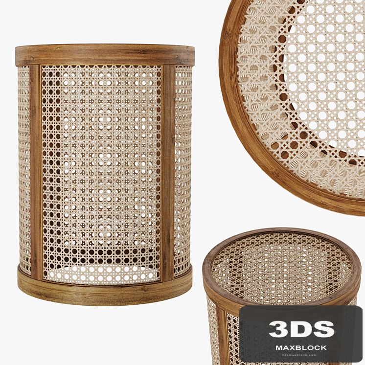 Rattan bench