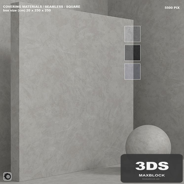 Material (seamless) - concrete plaster set 139