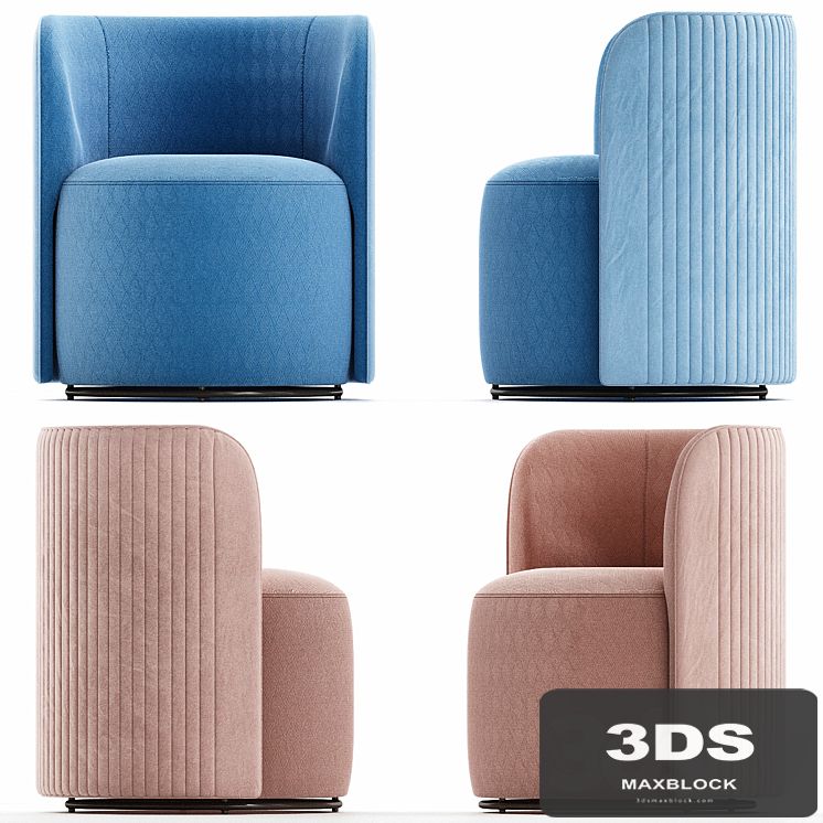 Ditre Italia CHLOÈ LUXURY Upholstered fabric easy chair