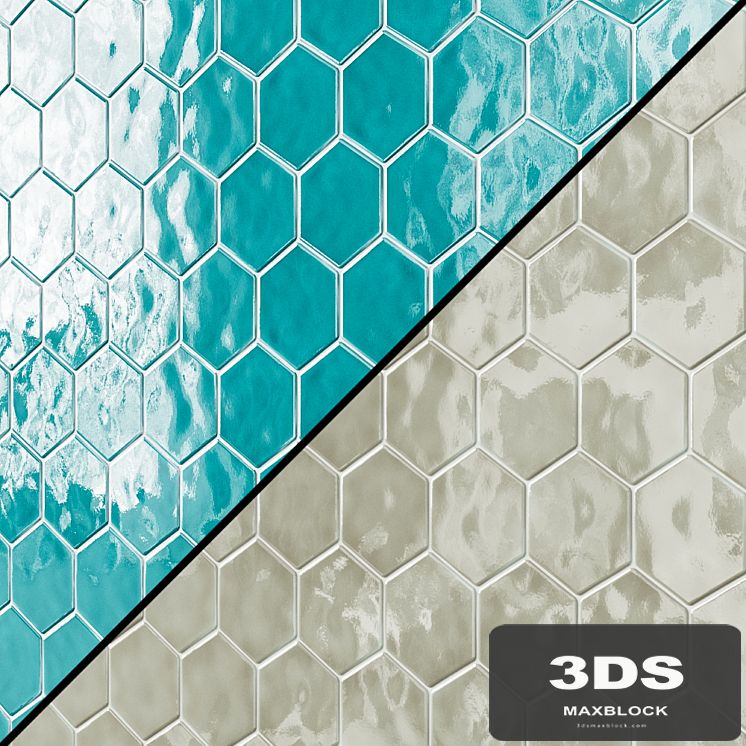 Amadis Art Deco Glossy on Mesh Arctic